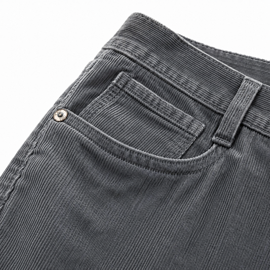 Women's Corduroy Pants ( Black ) – Soft, Stylish & Comfortable