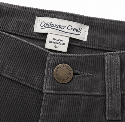 Women's Corduroy Pants ( Black ) – Soft, Stylish & Comfortable