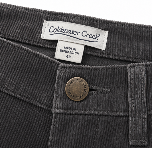 Women's Corduroy Pants ( Black ) – Soft, Stylish & Comfortable