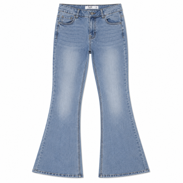 Flyer low rise denim jeans blue for women