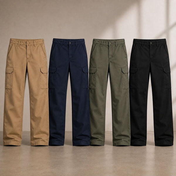 Unisex Gabardine 6-Pocket Cargo Pant